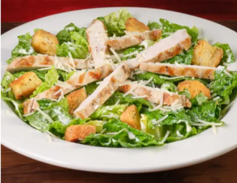 Chicken Caesar Salad with parmesan