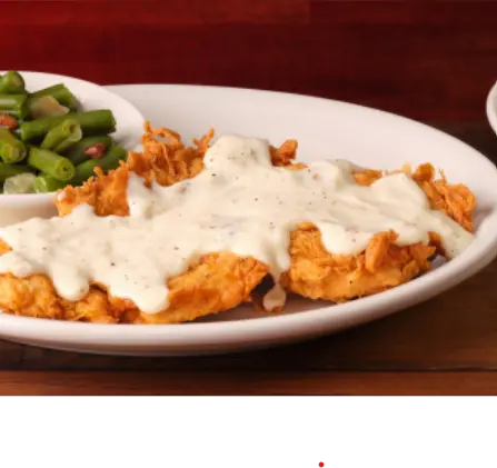 Country Fried Chicken smothered in cream gravy