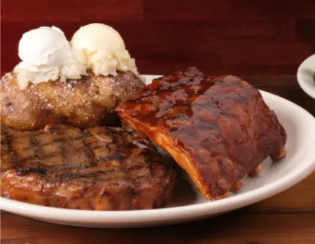 Ribeye 12oz and ribs ultimate meat combo