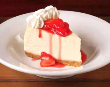 New York Style Strawberry Cheesecake