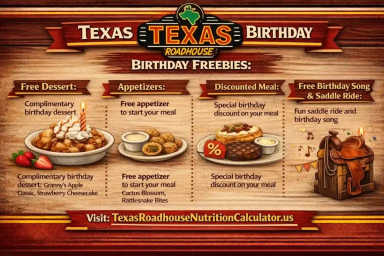 Texas Roadhouse Birthday Reward