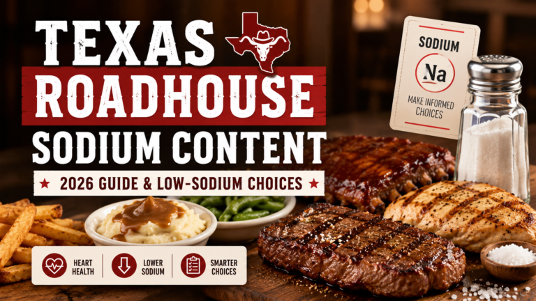 Texas Roadhouse Sodium Content